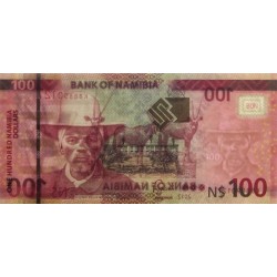 Namibie - Pick 14 - 100 dollars - Série K - 2012 - Etat : NEUF