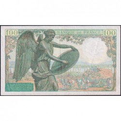 F 27-01 - 15/05/1942 - 100 francs - Descartes - Série F.4 - Etat : TTB