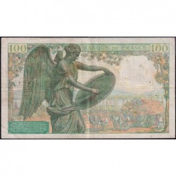 F 27-01 - 15/05/1942 - 100 francs - Descartes - Série N.9 - Etat : TTB-