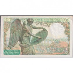 F 27-08 - 12/10/1944 - 100 francs - Descartes - Série S.118 - Etat : SPL