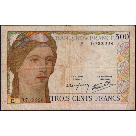 F 29-01 - 06/10/1938 - 300 francs - Série E - Etat : TB-