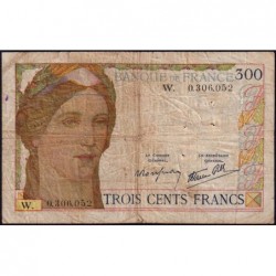 F 29-02 - 24/11/1938 - 300 francs - Série W - Etat : TB-