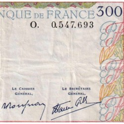 F 29-03 - 09/02/1939 - 300 francs - Série O - Etat : TTB