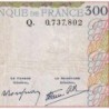 F 29-03 - 09/02/1939 - 300 francs - Série Q - Etat : TB+