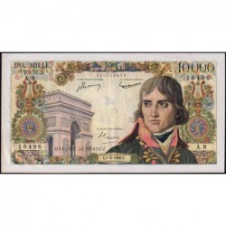 F 51-02 - 01/03/1956 - 10000 francs - Bonaparte - Série A.9 - Etat : TTB+