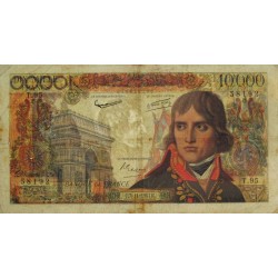 F 51-10 - 07/11/1957 - 10000 francs - Bonaparte - Série T.95 - Etat : TTB-