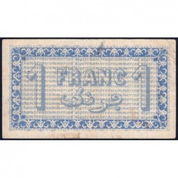 Algérie - Alger 137-12 - 1 franc - Série P.215 - 25/06/1919 - Etat : TB