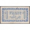 Algérie - Alger 137-12 - 1 franc - Série P.215 - 25/06/1919 - Etat : TB
