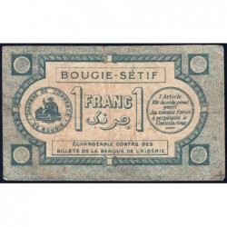 Algérie - Bougie-Sétif 139-2 - 1 franc - Série 39 - 17/04/1915 - Etat : TB+