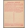 Coupon achat chaussures - Réf : 23 - Type 8d - 1947 - Collonges (01) - Etat : TTB+