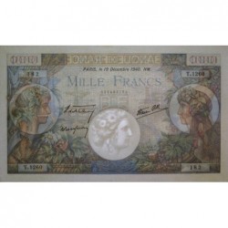 F 39-03 - 19/12/1940 - 1000 francs - Commerce - Série T.1260 - Etat : SUP+