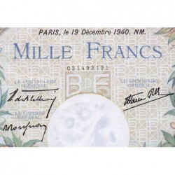 F 39-03 - 19/12/1940 - 1000 francs - Commerce - Série T.1260 - Etat : SUP+