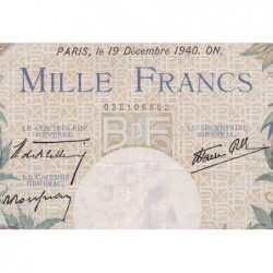 F 39-03 - 19/12/1940 - 1000 francs - Commerce - Série G.1285 - Etat : TB+