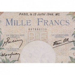 F 39-11 - 13/07/1944 - 1000 francs - Commerce - Série T.3915 - Etat : SUP+