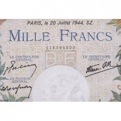 F 39-12 - 20/07/1944 - 1000 francs - Commerce - Série U.4656 - Etat : SPL