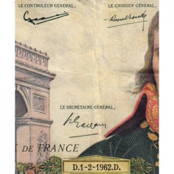 F 59-13 - 01/02/1962 - 100 nouv. francs - Bonaparte - Série O.142 - Etat : TTB+