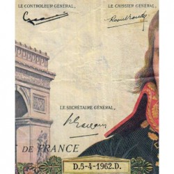 F 59-15 - 05/04/1962 - 100 nouv. francs - Bonaparte - Série J.166 - Etat : TTB