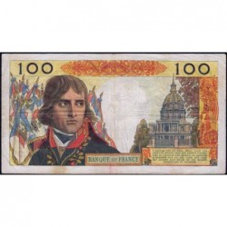 F 59-18 - 06/12/1962 - 100 nouv. francs - Bonaparte - Série Z.206 - Etat : TTB-