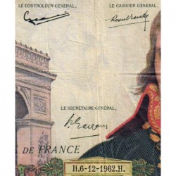 F 59-18 - 06/12/1962 - 100 nouv. francs - Bonaparte - Série Z.206 - Etat : TTB-