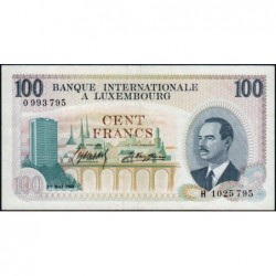 Luxembourg - Pick 14 - 100 francs - Série H - 01/05/1968 - Etat : SUP