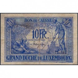 Luxembourg - Pick 34 - 10 francs - Sans série - 1924 - Etat : TB-