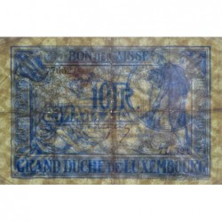 Luxembourg - Pick 34 - 10 francs - Sans série - 1924 - Etat : TB-