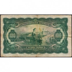 Luxembourg - Pick 39 - 100 francs - Série A - 1934 - Etat : TB