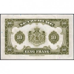 Luxembourg - Pick 44a_1 - 10 francs - Sans série - 1944 - Etat : TTB+