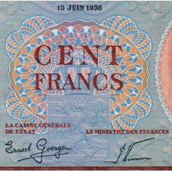Luxembourg - Pick 50a - 100 francs - Série A - 15/06/1956 - Etat : NEUF